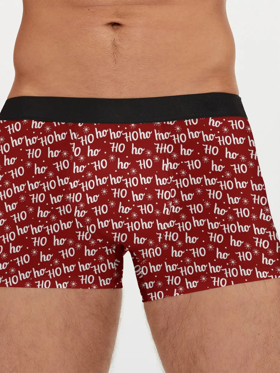 Мужские трусы боксеры / Х0-Хо-Хо