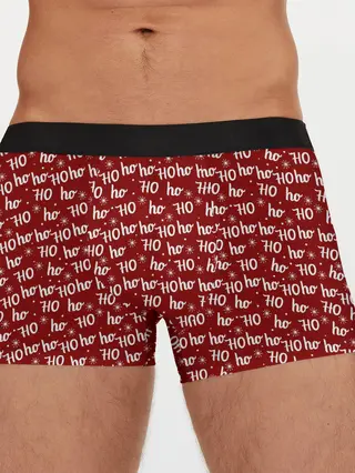 Мужские трусы боксеры / Х0-Хо-Хо