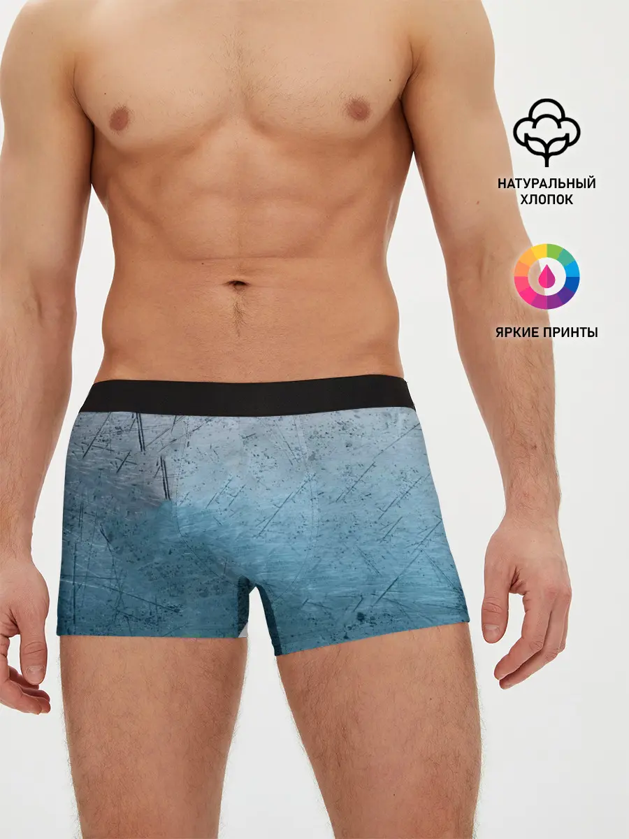 Мужские трусы боксеры / Blue Glass