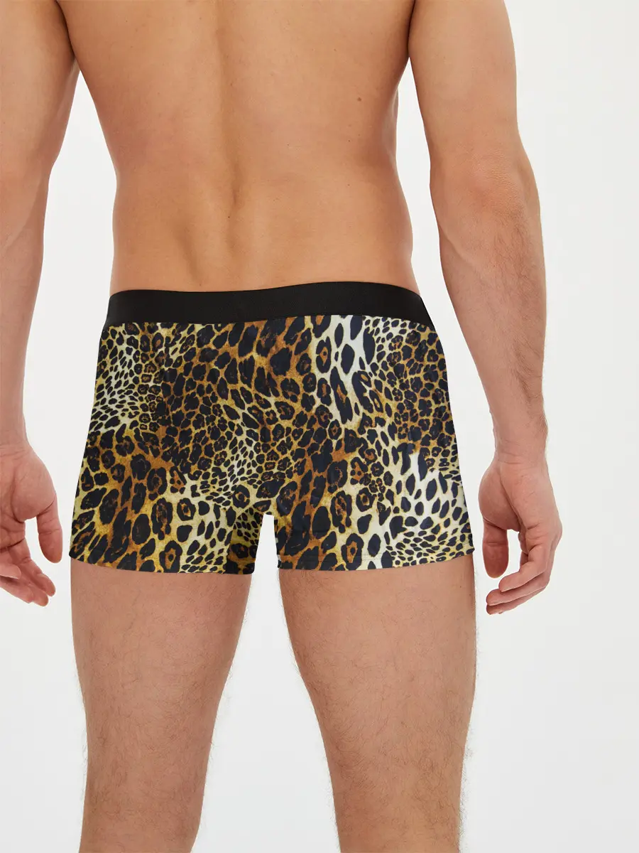 Мужские трусы боксеры / Шкура леопарда