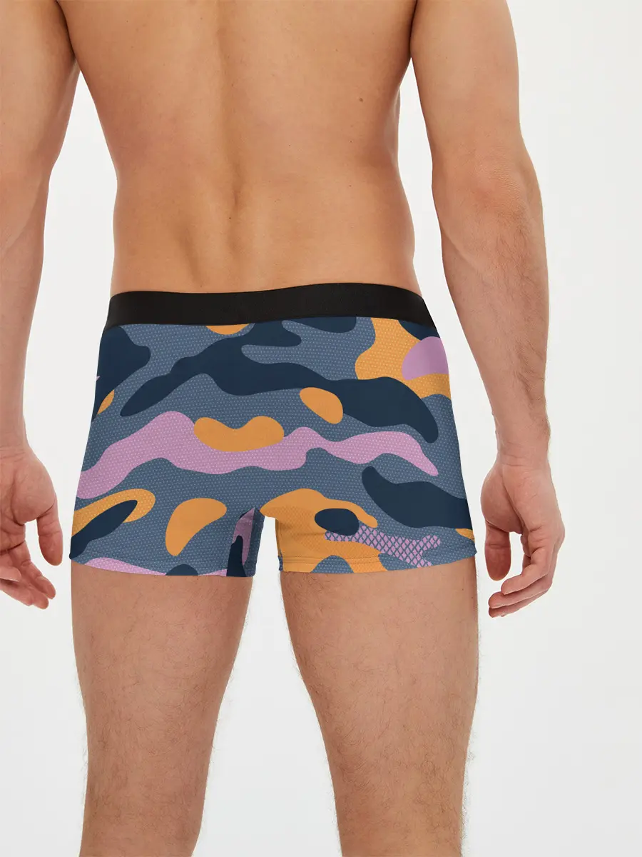 Мужские трусы боксеры / Спортивный милитари