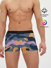 Мужские трусы боксеры / Спортивный милитари