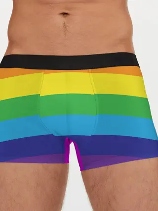Мужские трусы боксеры / ЦВЕТНЫЕ ЛИНИИ