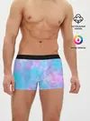 Мужские трусы боксеры / Мрамор Tie Dye