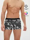Мужские трусы боксеры / Gray Camouflage