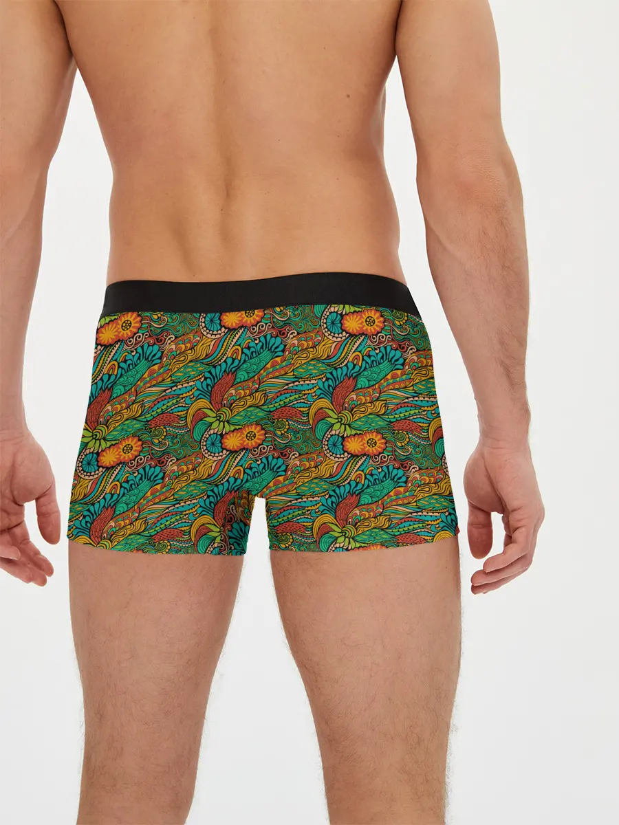 Мужские трусы боксеры / Floral Ornament
