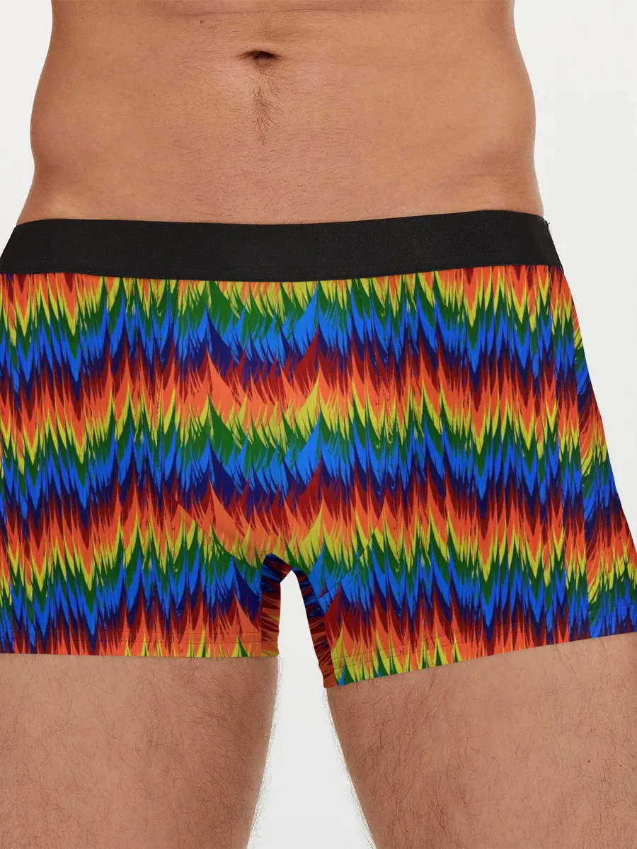 Мужские трусы боксеры / РАДУЖНАЯ КИСЛОТА