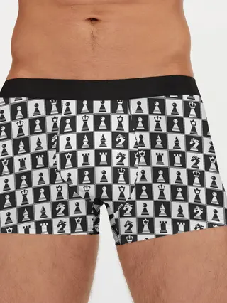 Мужские трусы боксеры / Шахматы
