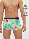 Мужские трусы боксеры / БРЫЗГИ НЕОНА