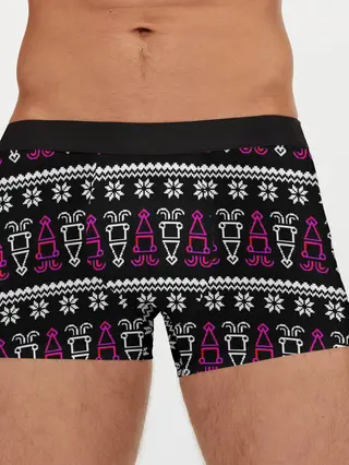 Мужские трусы боксеры / Праздник кальмара