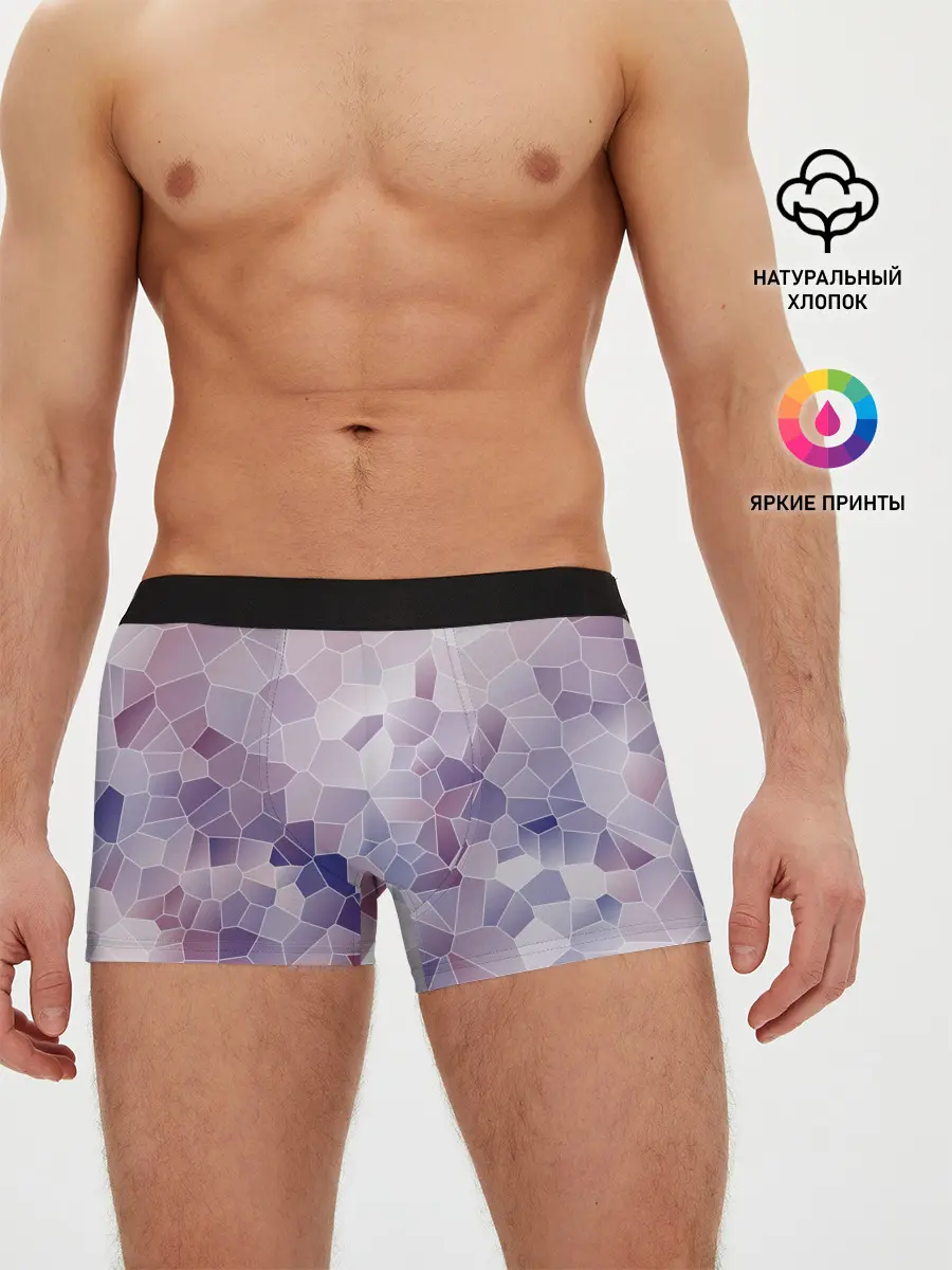 Мужские трусы боксеры / Узор Мозаика