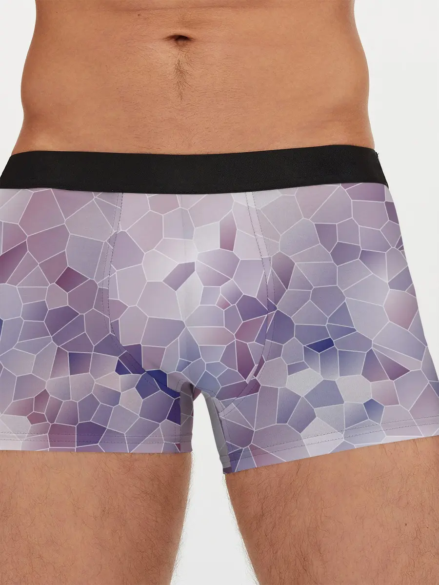 Мужские трусы боксеры / Узор Мозаика