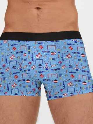 Мужские трусы боксеры / Зимние виды спорта