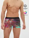 Мужские трусы боксеры / Palm glitch art
