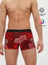Мужские трусы боксеры / Розочки