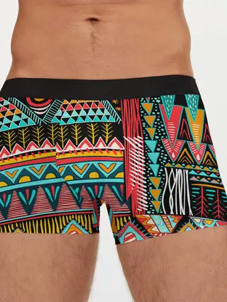 Мужские трусы боксеры / Африканский стиль