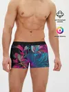 Мужские трусы боксеры / Flowers | Неон