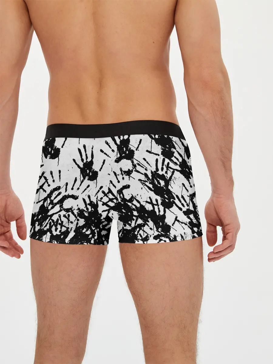 Мужские трусы боксеры / Отпечатки - DEATH STRANDING