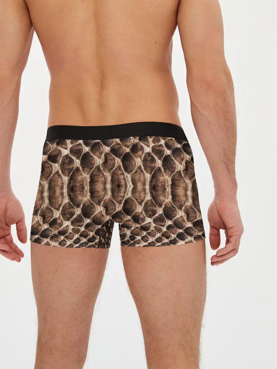 Мужские трусы боксеры / Snake Skin