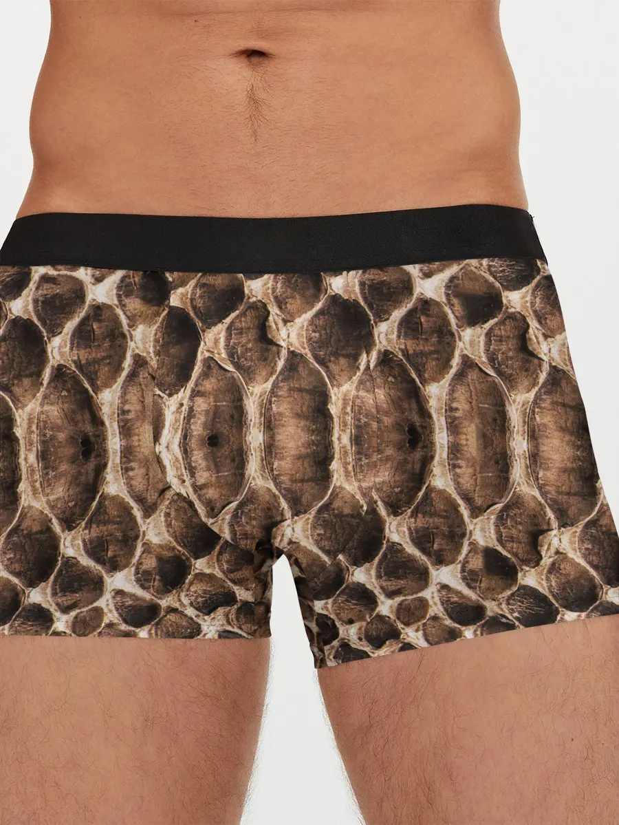 Мужские трусы боксеры / Snake Skin
