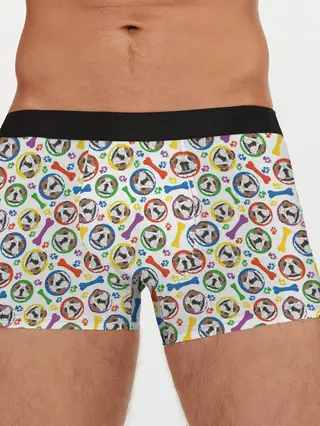 Мужские трусы боксеры / Английский Бульдог