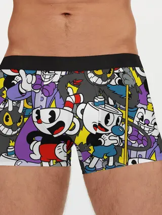 Мужские трусы боксеры / Cuphead