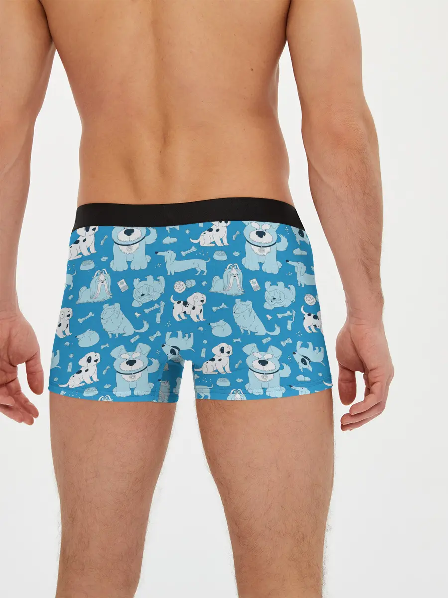 Мужские трусы боксеры / Собачки