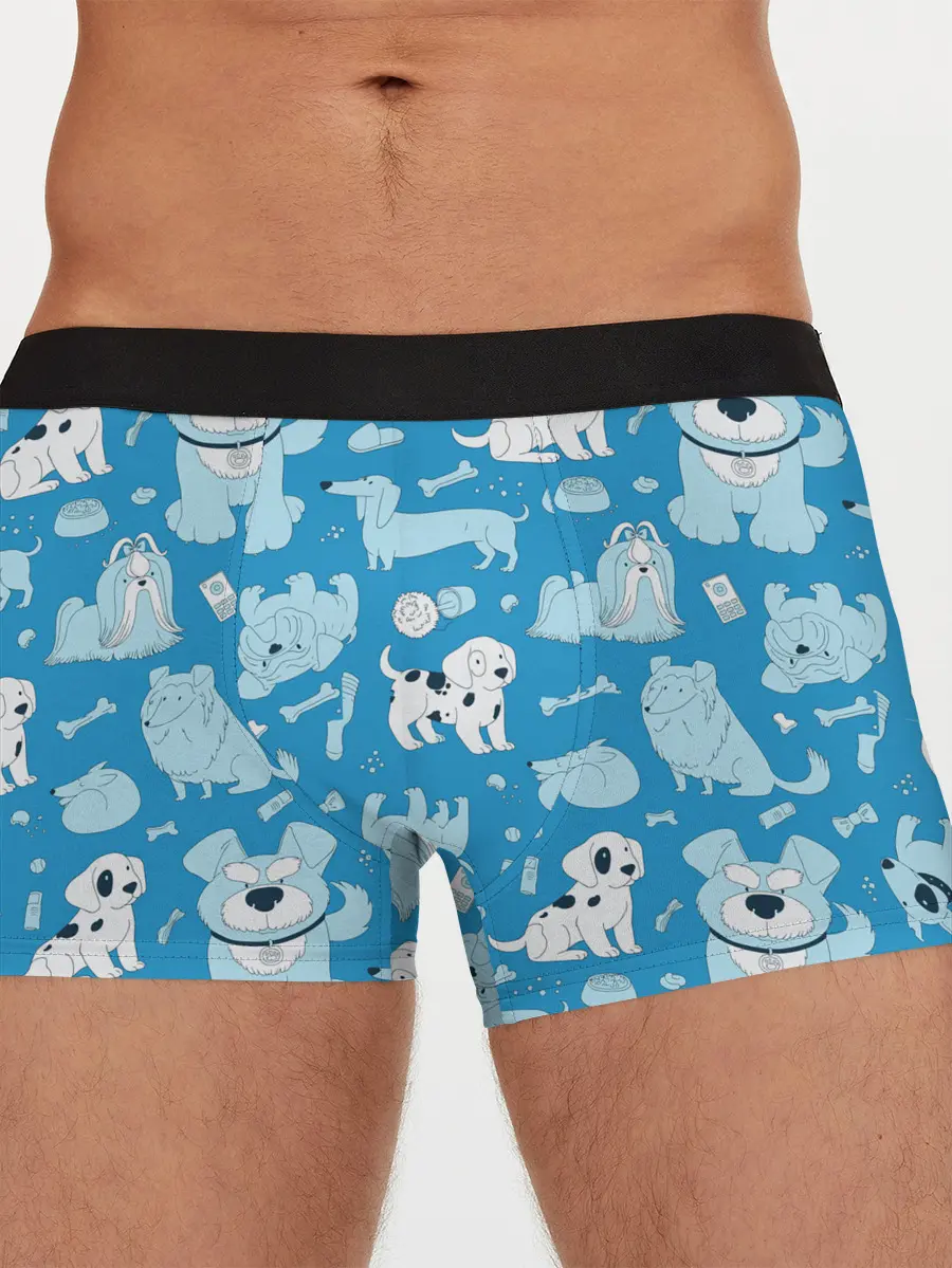 Мужские трусы боксеры / Собачки