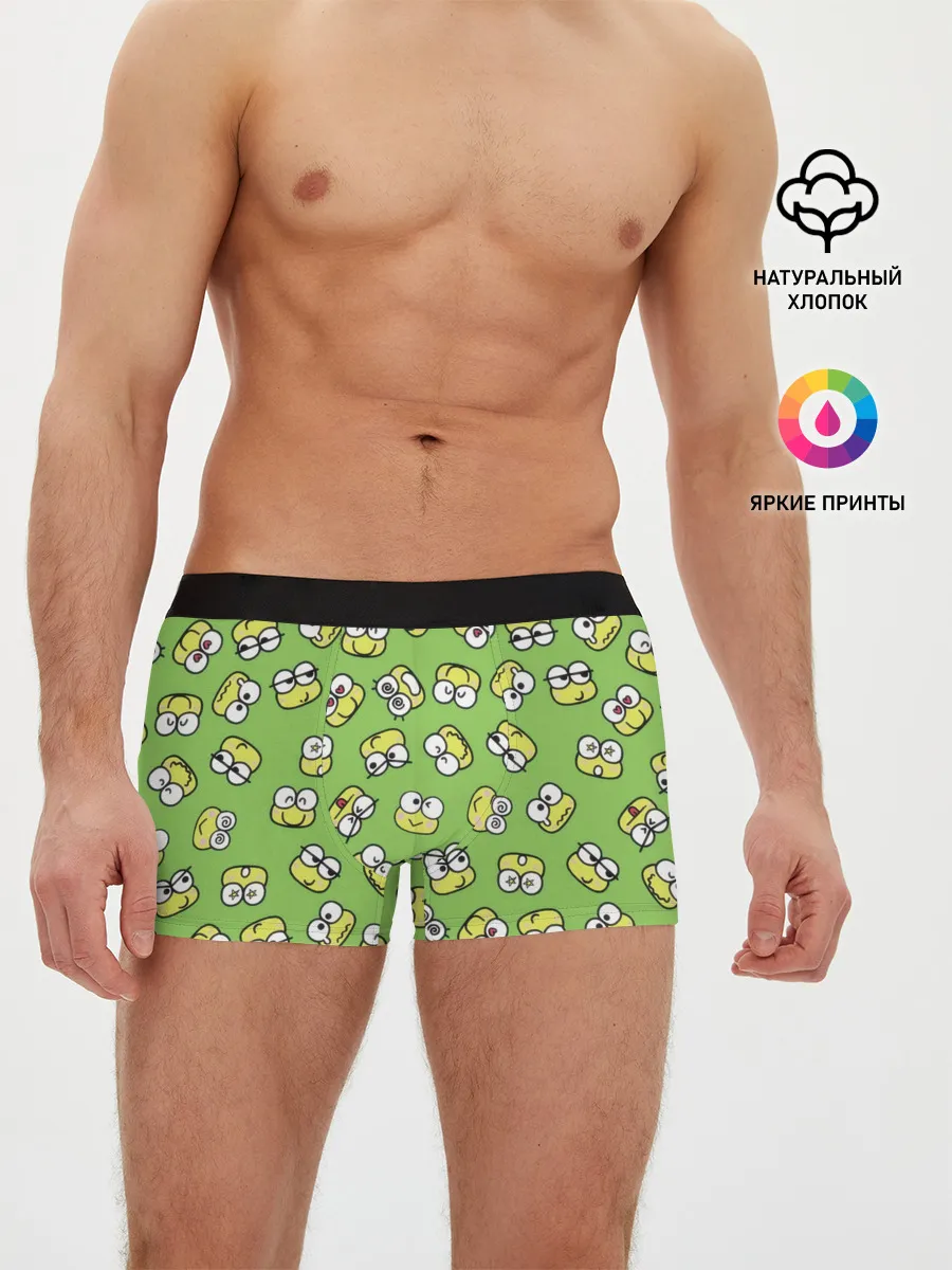 Мужские трусы боксеры / Смайлы Лягушки