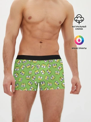 Мужские трусы боксеры / Смайлы Лягушки