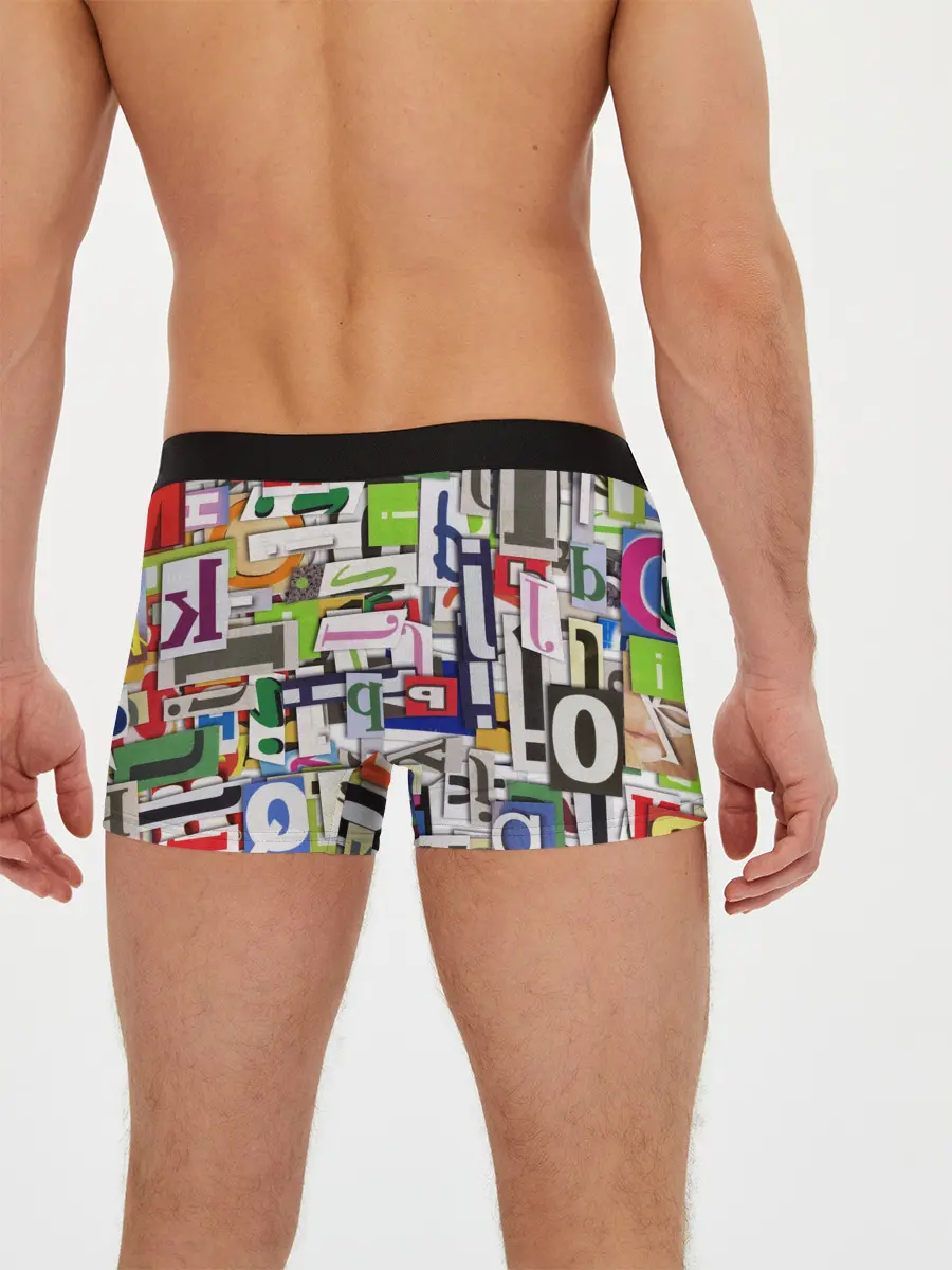 Мужские трусы боксеры / АЛФАВИТ