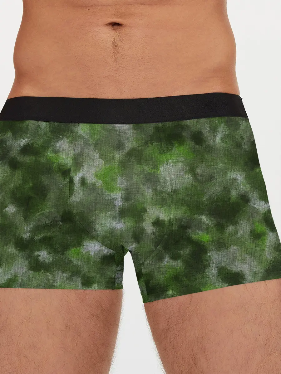 Мужские трусы боксеры / Canvas Green Camo