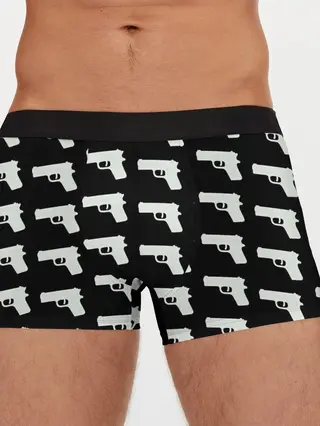 Мужские трусы боксеры / Пистолеты