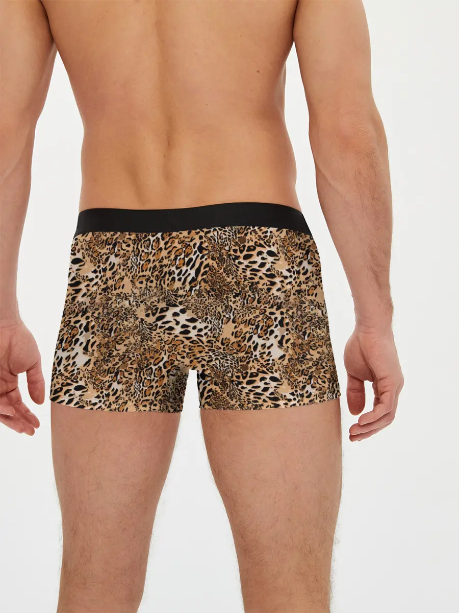 Мужские трусы боксеры / Леопард