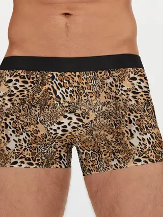 Мужские трусы боксеры / Леопард