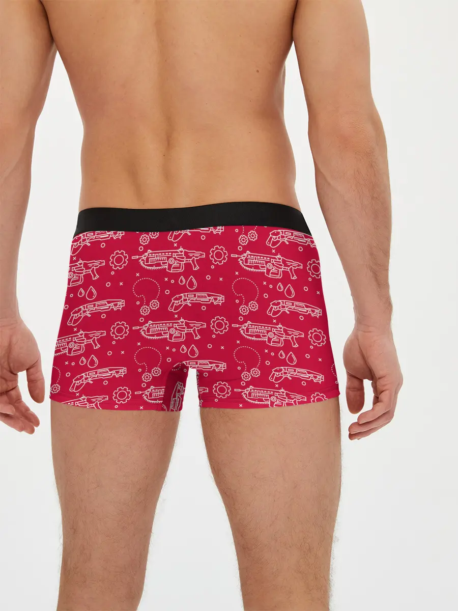 Мужские трусы боксеры / Gears pattern