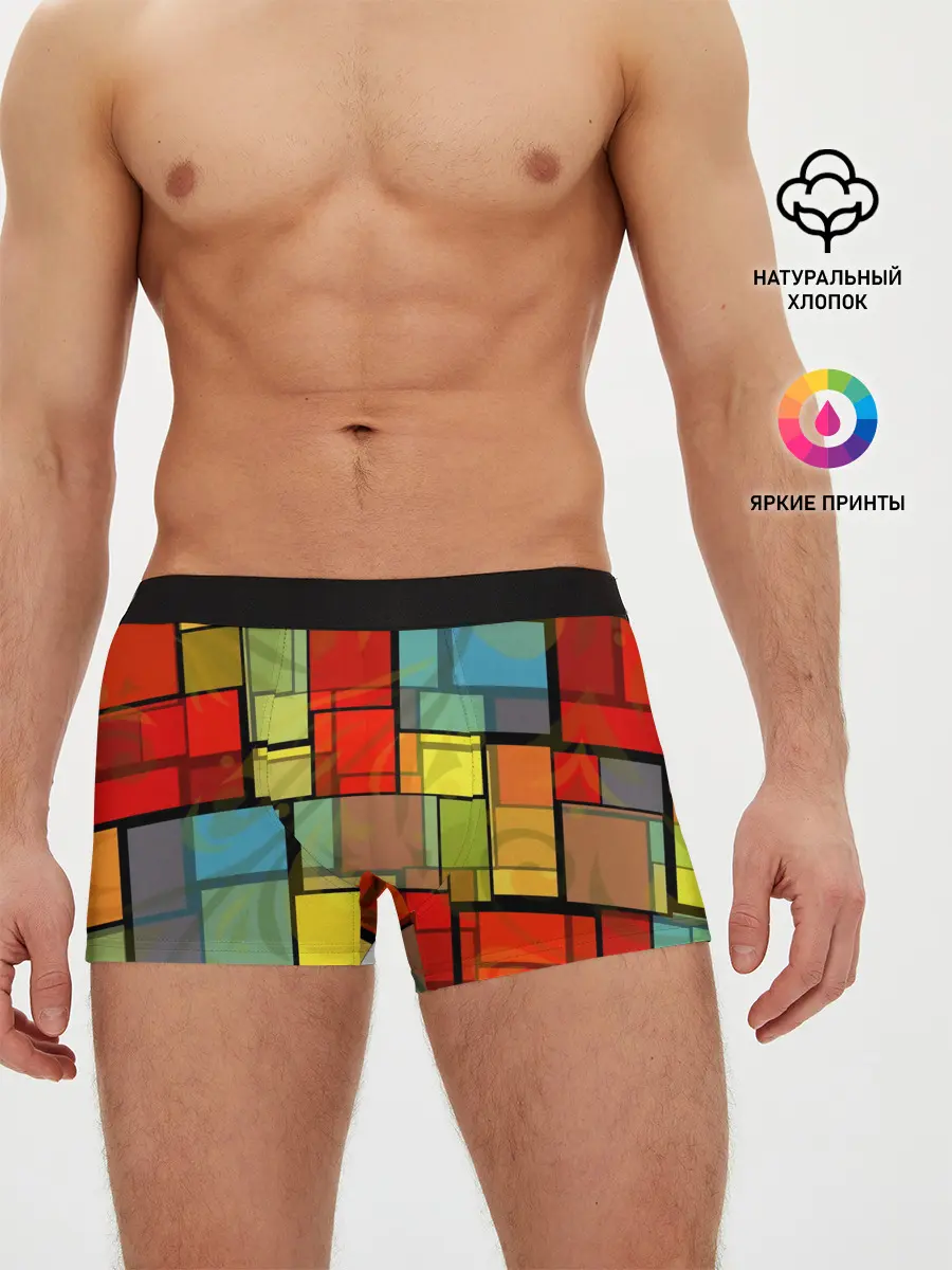Мужские трусы боксеры / ГЕОМЕТРИЯ