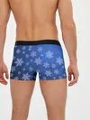 Мужские трусы боксеры / Снежинки.