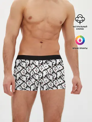 Мужские трусы боксеры / Сибирский Хаски