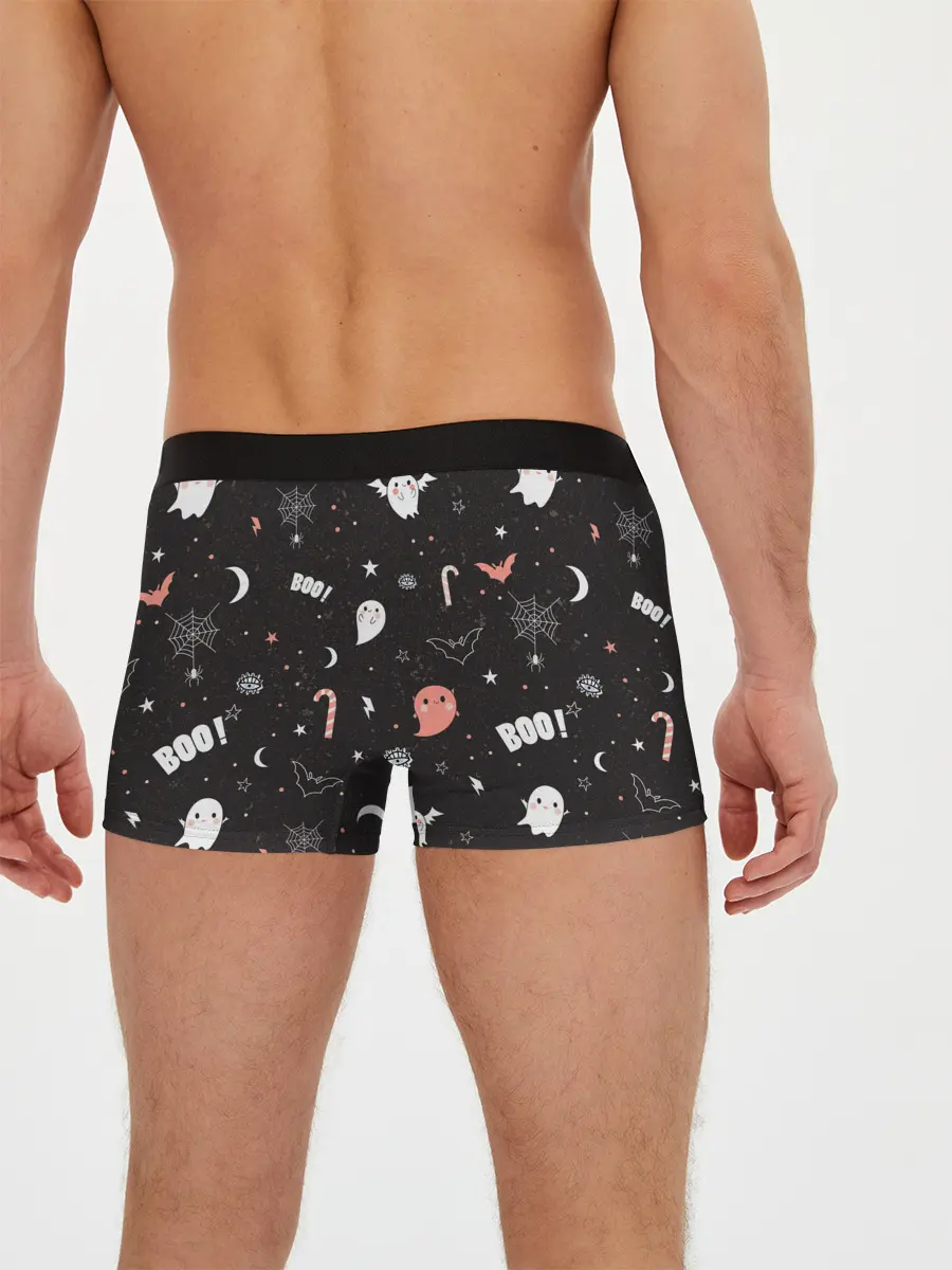 Мужские трусы боксеры / Halloween Dark