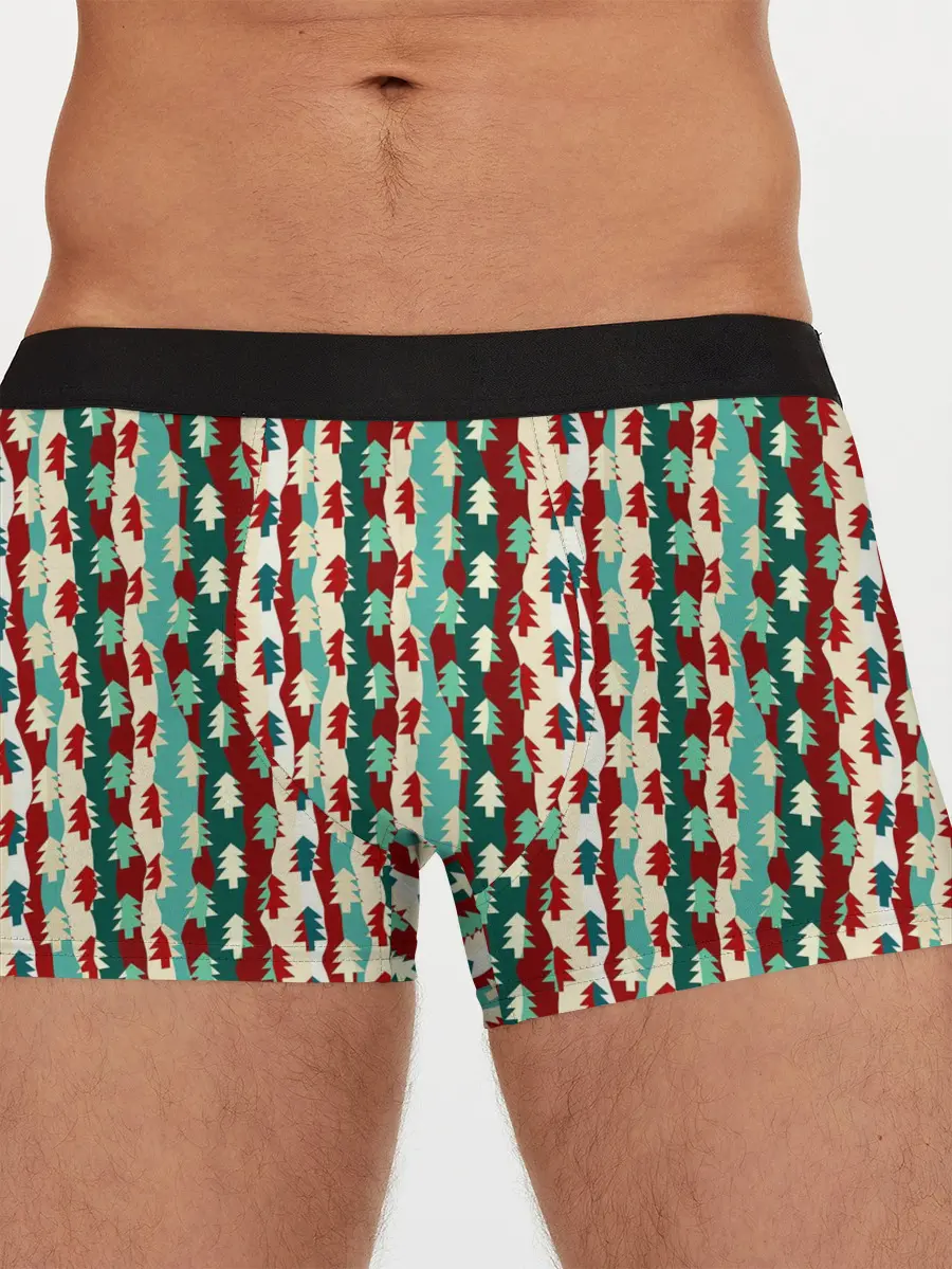 Мужские трусы боксеры / Маленькие Ёлочки