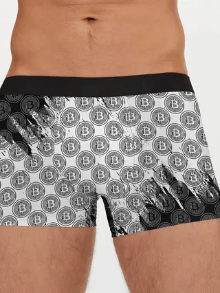 Мужские трусы боксеры / Bitcoin