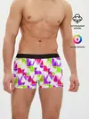 Мужские трусы боксеры / Абстрактный яркий узор