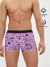 Мужские трусы боксеры / LIL PEEP LOGOBOMBING