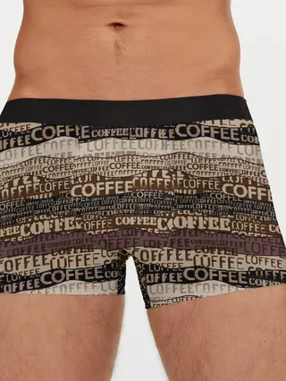 Мужские трусы боксеры / Кофе