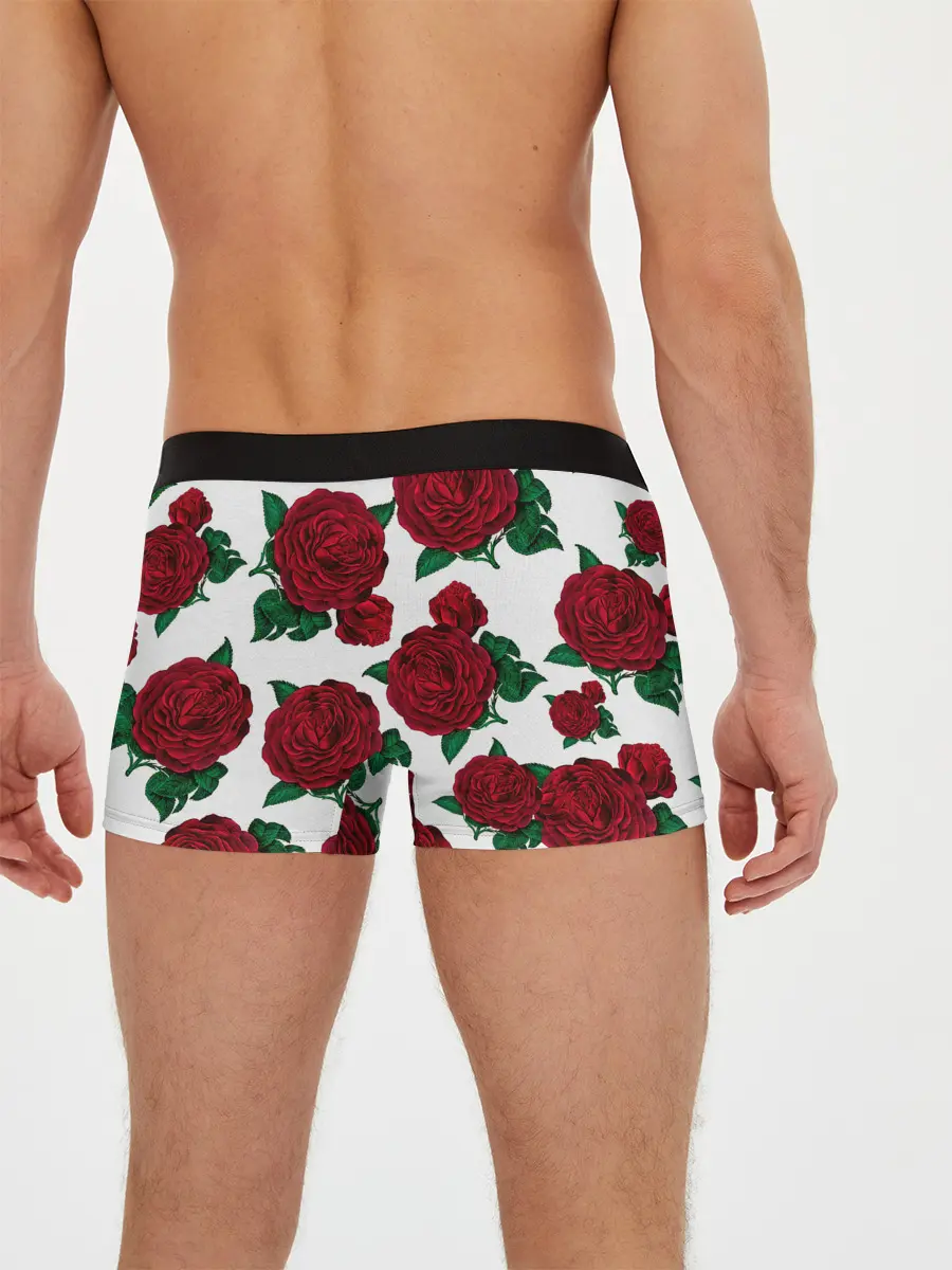 Мужские трусы боксеры / Винтажные розы