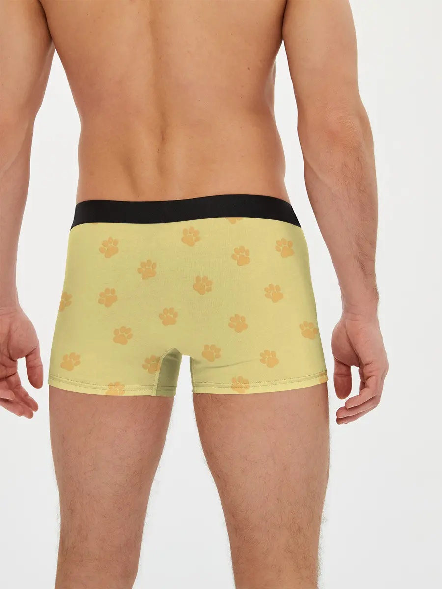 Мужские трусы боксеры / Кошачьи следы