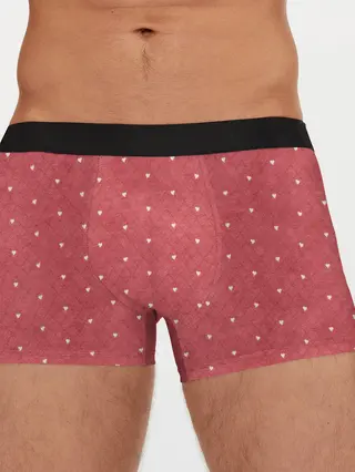 Мужские трусы боксеры / Сердечки