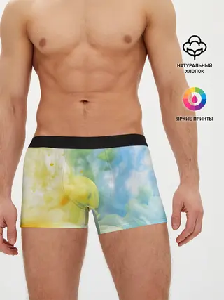 Мужские трусы боксеры / Coloful Smoke
