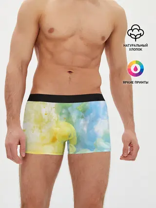 Мужские трусы боксеры / Coloful Smoke